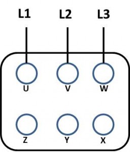 configuración en conexiones estrella triangulo